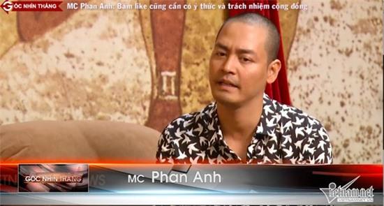 MC Phan Anh, hội chứng câu like, câu like trên mạng xã hội, Việt Nam nói là làm, đốt trường