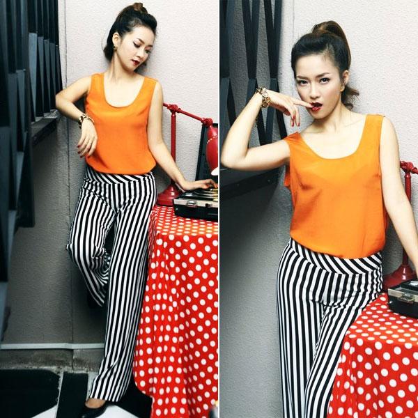 Kiều nữ Việt đẹp lạ lẫm với thời trang kẻ