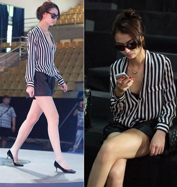 Kiều nữ Việt đẹp lạ lẫm với thời trang kẻ