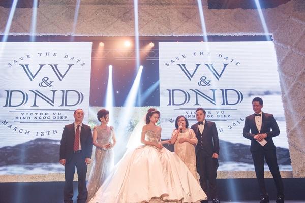 Dạ tiệc cưới đậm chất điện ảnh của Victor Vũ và Đinh Ngọc Diệp