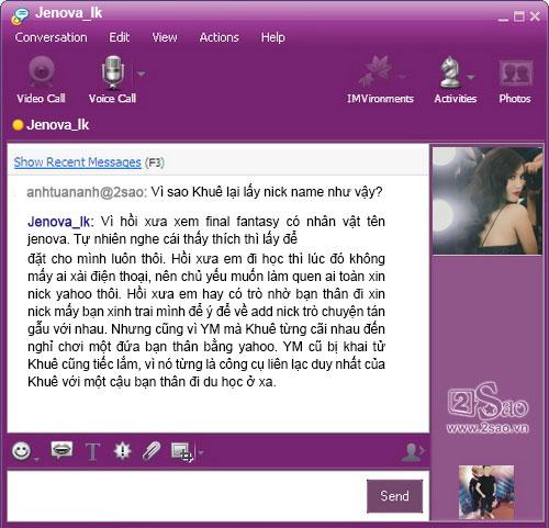 Bạn sẽ bất ngờ với loạt nick Yahoo! Messenger của Sao Việt trước khi bị khai tử - Ảnh 9.