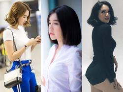 Ngọc Trinh - Hương Giang Idol - Elly Trần đồng loạt cắt phăng mái tóc dài thương nhớ