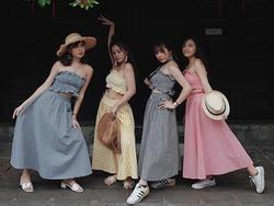 Bộ váy này đang được con gái Việt diện suốt trên Instagram, chứng tỏ gingham là hot trend 'phá đảo' hè 2017