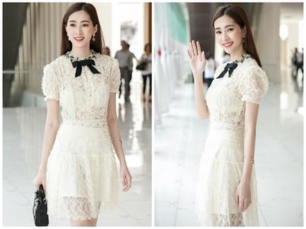 Hoa hậu Đặng Thu Thảo hấp dẫn vạn ánh nhìn dù ăn mặc giản dị