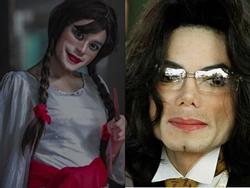 Bộ ảnh búp bê ma Annabelle 'phiên bản' cố nhạc sĩ Michael Jackson sau thẩm mỹ