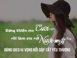 Nếu không yêu, xin đừng gieo vào lòng nhau những hy vọng