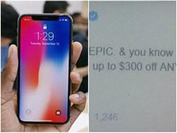 SỐC: Giảm 300 USD khi mua iPhone X, iPhone 8 và 8 Plus