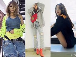 Biểu tượng thời trang CL - HuynA diện style 'cái bang' phá cách nhất street style Hàn tuần qua