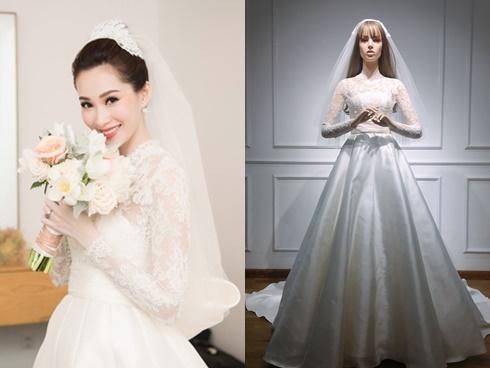 Bí mật chiếc váy cưới biến Đặng Thu Thảo thành nàng công chúa trong ngày cưới
