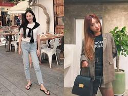 Jessica giản dị - em út Minzy lên đồ 'chất phát ngất' đứng top mặc đẹp street style sao Hàn