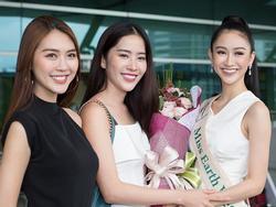 Hà Thu lên đường tham dự Hoa hậu Trái đất 2017