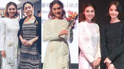 Ninh Dương Lan Ngọc đoạt Gương mặt châu Á tại LHP Busan, nhan sắc lấn át Yoona và Moon Geun Young