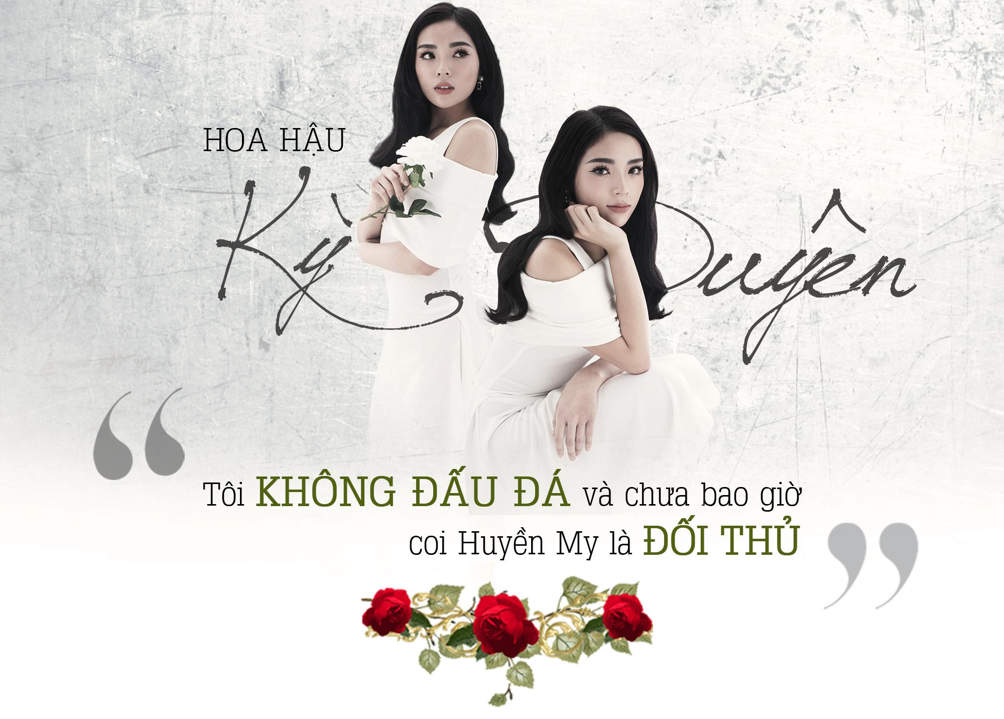 Hoa hậu Kỳ Duyên: 'Tôi không đấu đá và chưa bao giờ coi Huyền My là đối thủ'