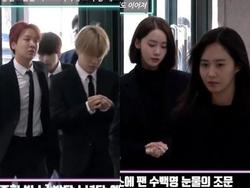 Những gương mặt thất thần của BTS, SNSD, BoA khi đến tang lễ SHINee Jonghyun