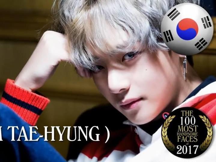V (BTS) hạng 1 danh sách Top 100 gương mặt đẹp nhất thế giới 2sao
