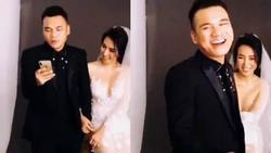 Khắc Việt hát chiều lòng vợ DJ xinh đẹp trong lúc chụp ảnh cưới