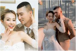 Ngân 98 'đeo bom', Lương Bằng Quang mặt rỗ trong ảnh cưới chưa photoshop