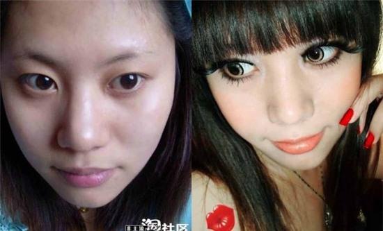 Sửng sốt trước sự biến đổi không tưởng giữa trước và sau make up 6