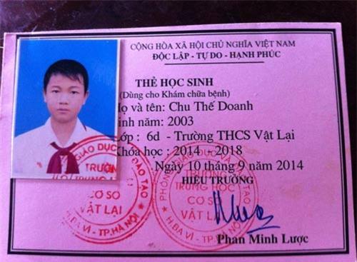 Nam sinh lớp 6 Hà Nội mất tích khi đi học