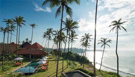 Cape Weligama (Galle, Sri Lanka) có tới 40 kiểu phòng khác nhau cho khách lựa chọn.