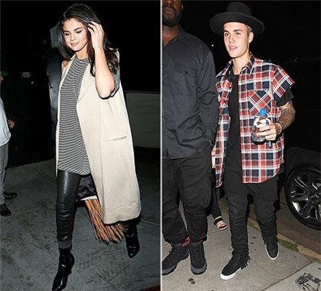 Cùng tới buổi tiệc chung nhưng Justin và Selena cố tránh mặt nhau.