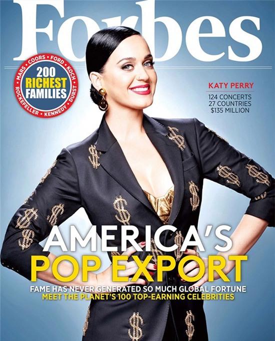 Katy Perry - nghệ sĩ kiếm nhiều tiền nhất năm 2015