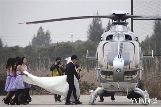 Những đám cưới khủng rước dâu bằng máy bay tại Trung Quốc
