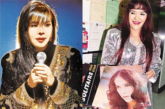 Lê Ái Liên từng là ca sĩ xinh đẹp cho đến khi bị tạt axit hủy dung mạo. Sau 20 lần cấy da, mãi đến những năm 1995, cô mới trở lại showbiz (phải).