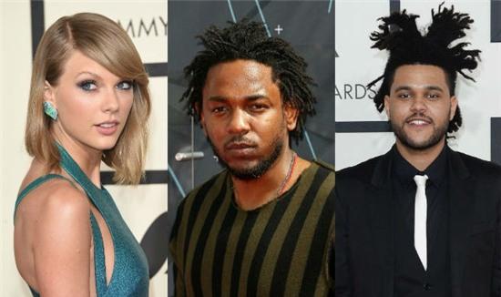 Kendrick Lamar, Taylor Swift và Weeknd dẫn đầu đề cử Grammy