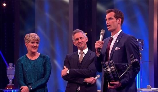 Andy Murray nhận giải VĐV hay nhất năm của Anh