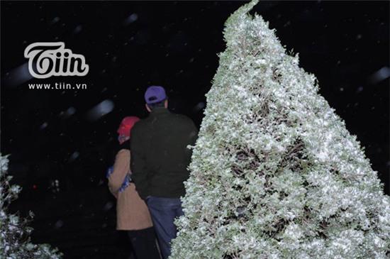 Bất chấp thời tiết giá lạnh nhiều nhóm bạn trẻ Hà thành đã rủ nhau cùng đi săn tuyết.