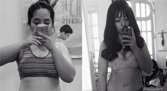 Hình ảnh cũ của hot girl Hà Thành khiến nhiều người giật mình