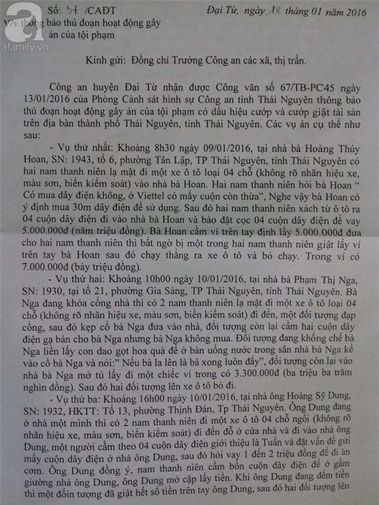 Giáp Tết, mượn cớ đi bán dây điện để cướp giật