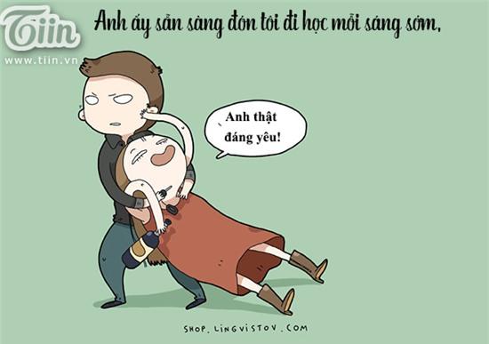 Thứ 7Bộ tranh 12 lý do nàng đổ gục vì chàng