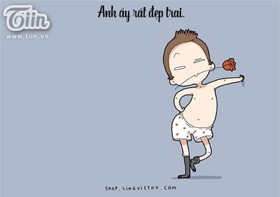 Thứ 7Bộ tranh 12 lý do nàng đổ gục vì chàng