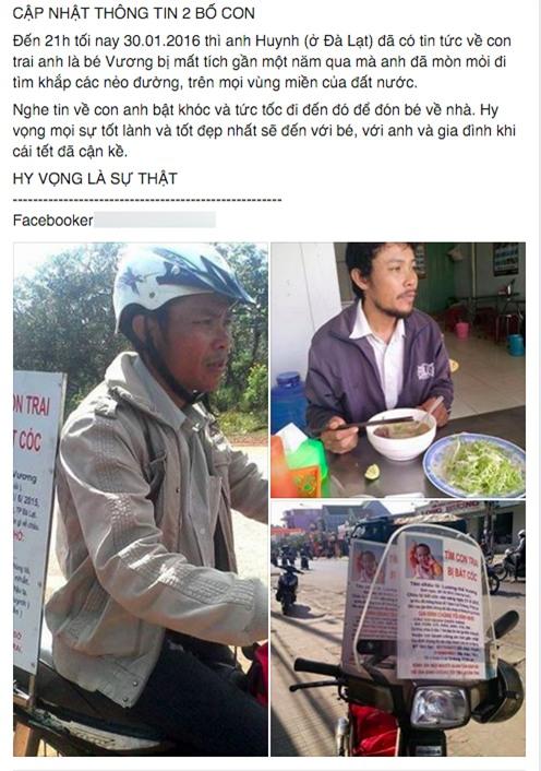 Người cha đau đớn khi xuất hiện thông tin bịa đặt đã tìm thấy con trai mất tích - Ảnh 2.