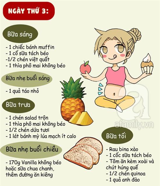 thực đơn giảm cân