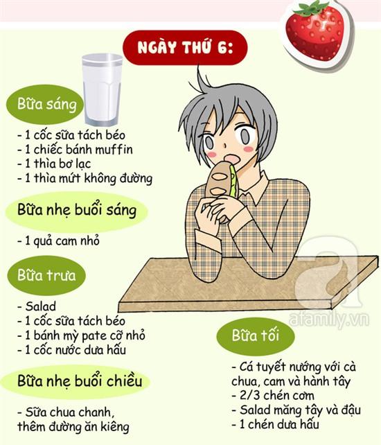 thực đơn giảm cân