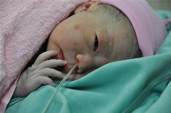 Em bé chào đời vào thời khắc đầu tiên năm Bính Thân
