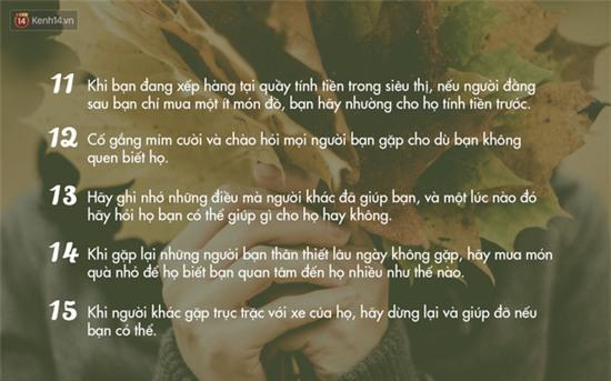 Năm mới, hãy nhớ 30 điều nhỏ này sẽ khiến bạn được mọi người yêu mến hơn - Ảnh 3.