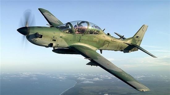 Một chiếc máy bay quân sự Super Tucano được nhiều nước sử dụng. Ảnh: Embraer