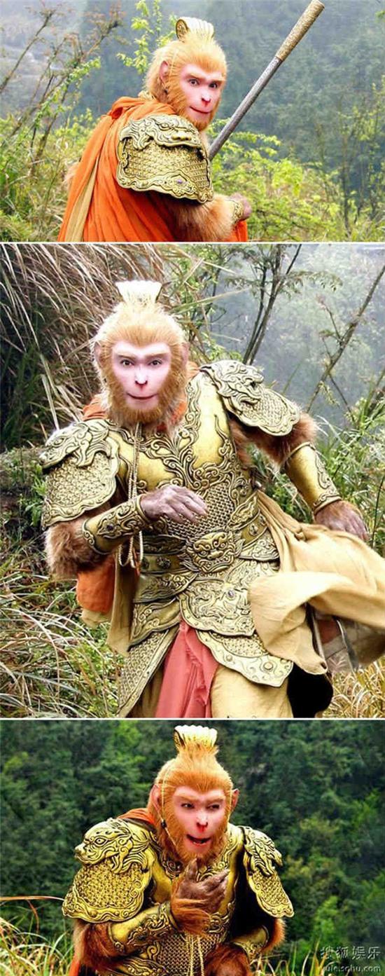 Trong Tân Tây Du Ký còn có nhân vật Tôn Ngộ Không giả do nam diễn viên Vương Cửu Thắng đóng.