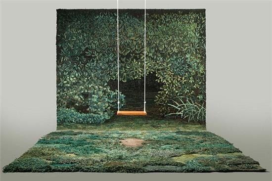 Đưa thiên nhiên mùa xuân vào nhà với thảm 3D đẹp như tranh vẽ - Ảnh 4.