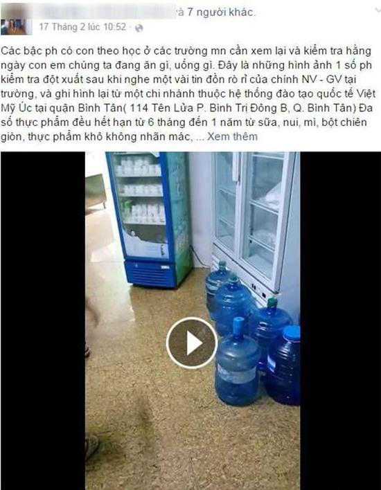 Hoảng hồn với sữa hết hạn sử dụng, nhện bò lổm ngổm trong mì nấu cho trẻ mầm non