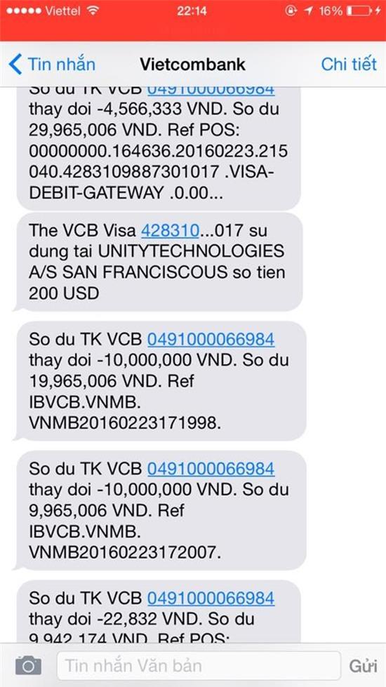 Khách nữ nghi bị hacker trộm sạch 2.000 USD trong tài khoản, Vietcombank nói gì? - Ảnh 3.
