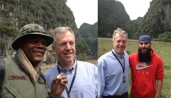 Samuel L Jackson hé lộ phim trường 'King Kong' ở Ninh Bình
