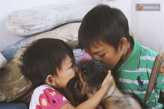 Cậu bé bán vé số và chú chó què: Milu là em út của em, em thương nó lắm! - Ảnh 4.