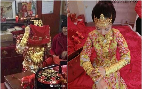Những cô dâu vàng chỉ trực gãy cổ vì đeo quá nhiều của hồi môn trên người - Ảnh 14.
