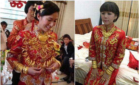Những cô dâu vàng chỉ trực gãy cổ vì đeo quá nhiều của hồi môn trên người - Ảnh 18.