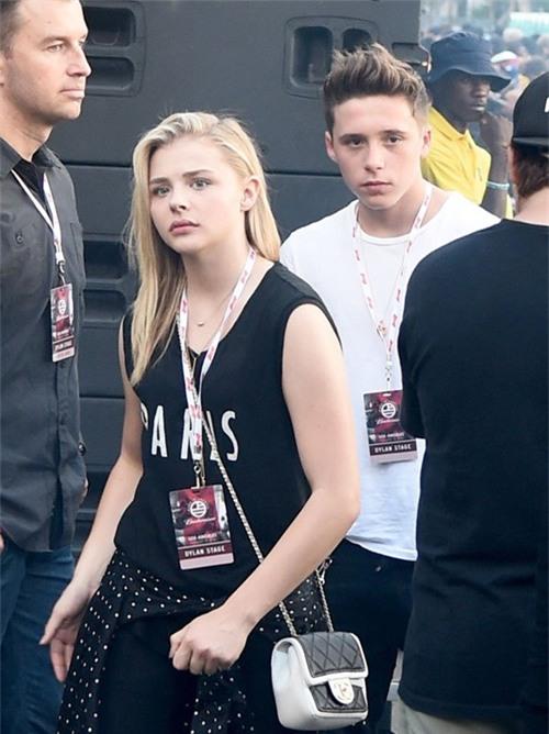 Chloe Moretz và cậu cả Brooklyn nhà Becks từng bị đồn hẹn hò năm 2014.
